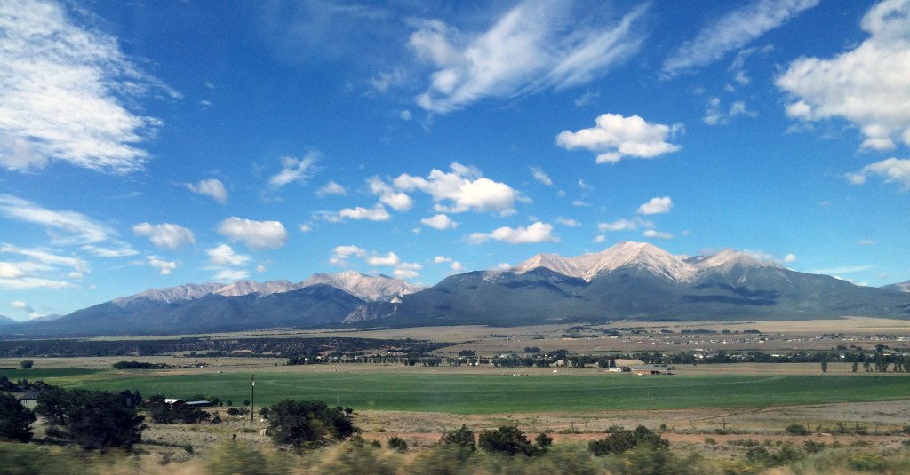 Here's just one of the views I had while driving to the river for rafting.